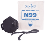 Advind Healthcare Smog Guard N99 Mask with 1 Valve Small Black