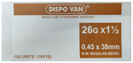 Dispovan Needle 26G x 1.5inch