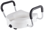 Entros SC7060I Raised Toilet Seat with Armrest for Handicap & Elderly
