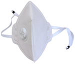 Dominion Care Non Woven 6 Layer Mask with Adjustable Elastic & Nose Pin White