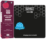 Combo Pack of Tata 1mg Apple Cider Vinegar Probiotic Plus - Raw Unfiltered Unpasteurized with The Mother (500ml) & Tata 1mg Digital Weighing Scale