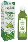 Axiom Aloevera Amla Juice | For Weight Management & Blood Purification | No Added Sugar