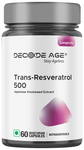 Decode Age Trans Resveratrol Vegetarian Capsule | Gluten & Sugar-Free