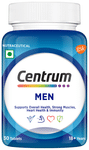 Centrum Men Vegetarian Tablets for Muscles, Heart, & Immunity | World's No.1 Multivitamin | Nutrition Formula