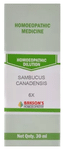 Bakson's Homoeopathy Sambucus Canadensis Dilution 6X