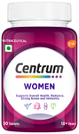 Centrum Women Vegetarian Tablets for Muscles, Heart, & Immunity | World's No.1 Multivitamin & Multimineral