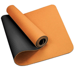 Flexnest Extra Thick TPE Material Yoga Mat Orange 8mm