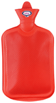 Crescent Non-Electric Rubber Hot Water Bag Red