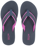 Doctor Extra Soft D 4  Women's Slippers with Bounce Back Technology Orthopaedic and Diabetic MCR Anti-skid Cushion Comfort Grey Pink 5