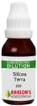 Bakson's Homoeopathy Silicea Terra Dilution 200 CH