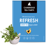 Cambridge Tea Party Green Tea Paper Tea Bag Sticks (10 Each) Refresh