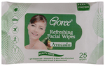 Goree Refreshing Facial Wipes Avocado