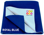 Bey Bee Waterproof Mattress Protector Sheet for Babies and Adults (140cm X 100cm) Large Royal Blue