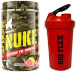 Big Flex Nuke Explosive Pre-Workout with 700ml Shaker Free Guavava Gear