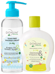 Donum Naturals Combo Pack of Tear Free Shower Cream and Oatmeal & Vitamin F Lotion