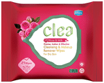 Ginni Clea Cleansing & Make-Up Remover Wipes Rose & Milk