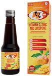 A to Z NS+ Multivitamin Syrup for Kids & Adults – Lysine & Vitamin C for Growth, Immunity & Energy | Flavor Mango