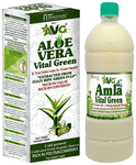 AVG Combo Pack of Aloevera Juice & Amla Vital Green (1000ml Each)