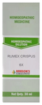 Bakson's Homoeopathy Rumex Crispus Dilution 6X