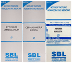 Combo Pack of SBL Syzygium Jambolanum Mother Tincture Q, SBL Cephalandra Indica Mother Tincture Q & SBL Abroma Augusta Mother Tincture Q (30ml Each)