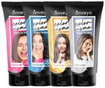 Anveya Colorisma 1 Day Temporary Hair Color (30ml Each) Euphoria Blue, Summer Pink, Champagne Gold & Disco Platinum