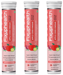 Fixuphealth Apple Cider Vinegar Effervescent Tablet with the Mother (15 Each) Apple