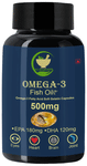 Fij Ayurveda Omega 3 Fish Oil 500mg Soft Gelatin Capsule