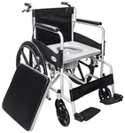 Entros Elev8005S Commode Wheelchair (Attendant Propelled)