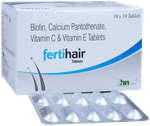 Fertihair Tablet with Biotin, Calcium & Vitamin C