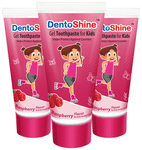 DentoShine Gel Toothpaste for Kids (80gm Each) Raspberry Dora