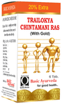 Basic Ayurveda Trailokya Chintamani Ras with Gold