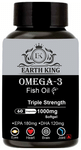 Earth King Omega 3 Fish Oil Triple Strength 1000mg Softgel Capsule