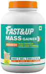 Fast&Up Mass Gainer Advance High Protein Lean Gain Formula Banana