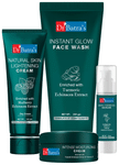 Dr Batra's Combo Pack of Instant Glow Face Wash 200gm, Natural Skin Lightening Cream 100gm, Skin Fairness Serum 50gm and Intense Moisturizing Cream 100gm