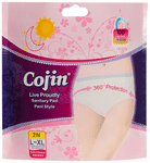 Cojin Pant Style Sanitary Pads (2 Each) L-XL