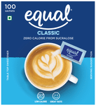 Equal Classic Zero Calorie from Sucralose Sachet (100 Each)