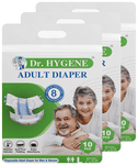 Dr Hygene Disposable Adult Diaper (10 Each) Large
