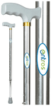 Entros KL 920 L Height Adjustable Walking Stick Silver