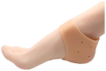 DEE Sons Silicone Gel Heel Pad Sock Beige