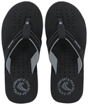 Doctor Extra Soft D28 Orthopaedic and Diabetic Super Fit Comfort Doctor Slipper, Flip-Flop, Cushion, Slides and House Slipper for Men Black/Grey 13