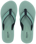 Doctor Extra Soft D 4  Women's Slippers with Bounce Back Technology Orthopaedic and Diabetic MCR Anti-skid Cushion Comfort Pista Black 7
