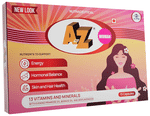 A to Z Woman Multivitamin Capsule – With Evening Primrose Oil, Borage Oil & Bioflavonoids for Hormonal Balance, Bone Health & Energy