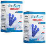 AccuSure Round Blood Lancets (100 Each)