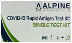 Alpine Biomedicals Covid 19 Rapid Antigen Test Kit