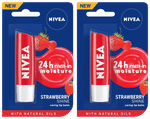 Combo Pack of Nivea Lip Strawberry