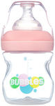 Bubbles PP Wide-Neck BPA Free Feeding Bottle Pink 0+ Months