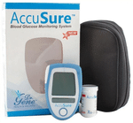 AccuSure Blood Glucose Monitoring System Test Strip