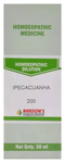 Bakson's Homoeopathy Ipecacuanha Dilution 200