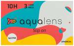 Aqualens 10H Monthly Disposable Contact Lens with UV Protection Optical Power -1 Transparent Spherical