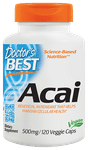 Doctor's Best Acai 500mg Veggie Capsule | For Cellular Health